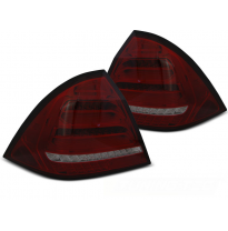PILOTOS TRASEROS BARRA LED ROJA HUMO MERCEDES W203 SEDAN 04-07