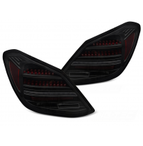 PILOTOS TRASEROS LED ROJO AHUMADO SEQUENCIALES PARA MERCEDES CLASE C W205 14-21
