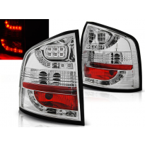 Pilotos Traseros Led Skoda Octavia Ii Kombi 03.04- Cromado Led