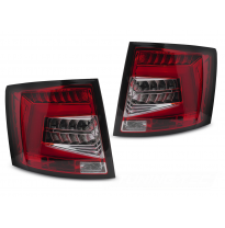 PILOTOS TRASEROS LED ROJAS Y BLANCAS PARA SKODA OCTAVIA III 12-20 SW BOMBILLA OEM