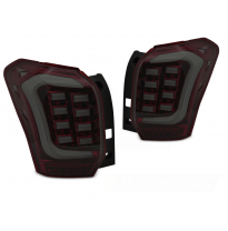 PILOTOS TRASEROS LED DE COLOR ROJO AHUMADO PARA SUBARU FORESTER IV 13-18