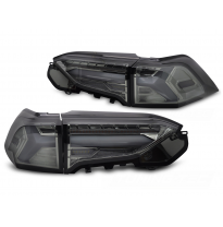 PILOTOS TRASEROS LED PARA TOYOTA RAV4 19- BARRA LED AHUMADA