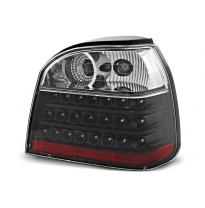 Pilotos Traseros Led Vw Golf 3 09.91-08.97 Negro Led