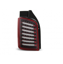 Pilotos Traseros Led Vw T5 04.03-09 / 10-15 Rojo/Blanco Led