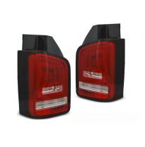 Pilotos Traseros Led Bar Rojo Blanco Intermitente Dinamico Para Vw T6 15-19 Tr