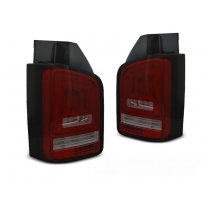 Pilotos Traseros Led Bar Rojo Ahumado Intermitente Dinamico Para Vw T6 15-19 Tr
