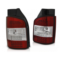 Pilotos Traseros Led Vw T5 04.03-09 Red White Led Trasnporter