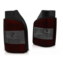 Pilotos Traseros Led Vw T5 04.03-09 Red Smoke Led Trasnporter