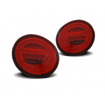 Pilotos Traseros Led Bar Rojo Whie Intermitente Dinamico Para Vw New Beetle 10.98-05