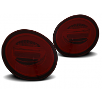 Pilotos Traseros Led Bar Rojo Ahumado Intermitente Dinamico Para Vw New Beetle 10.98-05