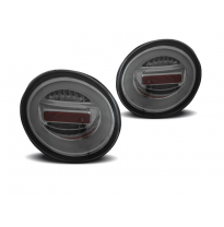 Pilotos Traseros Led Bar Ahumado Intermitente Dinamico Para Vw New Beetle 10.98-05