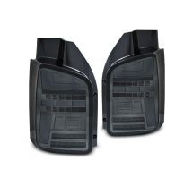 PILOTOS TRASEROS LED TRASERAS SMOKE compatible con VW T6.1 20- BOMBILLA OEM con intermitente dinamico