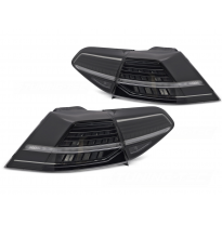 PILOTOS TRASEROS LED AHUMADOS LED INTERMITENTE DINAMICO para VW GOLF 7 13-19