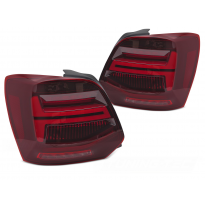 PILOTOS TRASEROS LED BARRA LED ROJA para VW POLO V 09-17