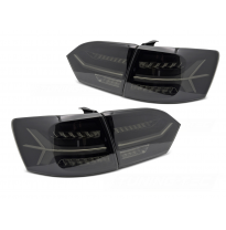 PILOTOS TRASEROS LED DE BARRA AHUMADOS PARA VW JETTA VI 11-14