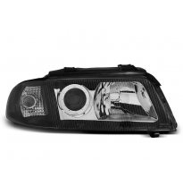 Faros Delanteros Audi A4 01.99-11.00 Negro