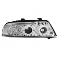 Faros Delanteros Angel Eyes Audi A4 01.99-09.00 Angel Eyes Cromados
