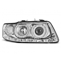 Faros Delanteros Angel Eyes Audi A3 09.00-05.03 Angel Eyes Cromados
