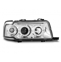 Faros Delanteros Angel Eyes Audi 80 B4 09.91-04.96 Angel Eyes Cromados