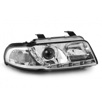 Audi A4 01.99-09.00 Faros Delanteros Luz Diurna Cromados