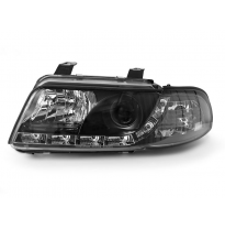 Audi A4 01.99-09.00 Faros Delanteros Luz Diurna Fondo Negro
