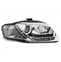 Audi A4 B7 11.04-03.08 Faros Delanteros Luz Diurna Cromados