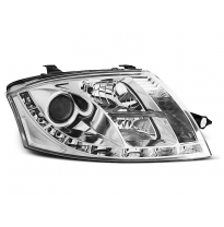 Audi Tt 99-06 Faros Delanteros Luz Diurna Cromados 9 PINES