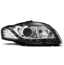 Audi A4 B7 11.04-03.08 Faros Delanteros Luz Diurna Fondo Negro