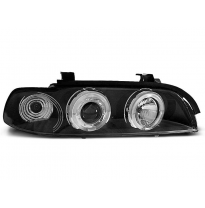 Faros Delanteros Angel Eyes Bmw E39 09.95-06.03 Fondo Negro