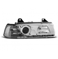 Bmw E36 12.90-08.99 Faros Delanteros Luz Diurna Cromados