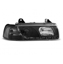 Bmw E36 12.90-08.99 Faros Delanteros Luz Diurna Fondo Negro