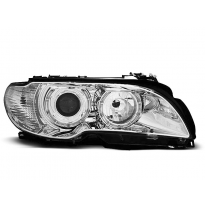 Faros Delanteros Angel Eyes Bmw E46 04.03-06 Coupe Cabrio Angel Eyes Cromados