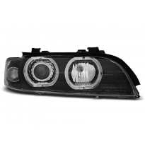 Faros Delanteros Angel Eyes Bmw E39 09.95-06.03 Angel Eyes Led Xenon D2s/H7 Negro