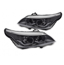 FAROS ANGEL EYES LED 3D NEGRO se adapta a BMW E60 E61 03-07