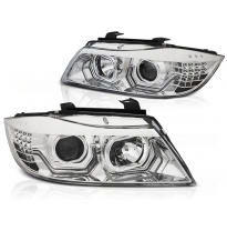 Faros Luz Diurna Bmw E90/E91 05-08 3d Ae Led Chrome