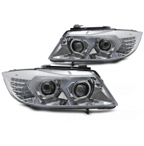 FAROS LED COMPLETOS CROMADOS para BMW E90/E91 05-08