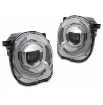 FAROS DELANTEROS JEEP RENEGADE 14- LUZ TUBO CROMADA