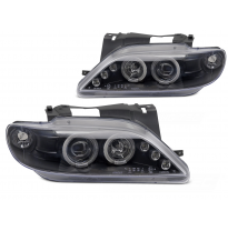 FAROS DELANTEROS CITROEN XSARA 97-00 ANGEL EYES NEGRO