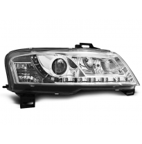 Fiat Stilo 3d 10.01-08 Faros Delanteros Luz Diurna Cromados