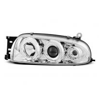 Faros Delanteros Angel Eyes Ford Fiesta Mk4 10.95-08.99 Angel Eyes Cromados
