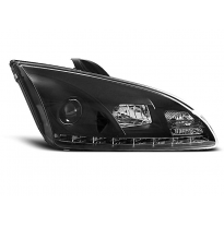 Ford Focus Ii 09.04-01.08 Faros Delanteros Luz Diurna Fondo Negro