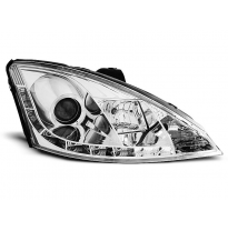Ford Focus 1 10.98-10.01 Faros Delanteros Luz Diurna Cromados