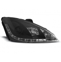 Ford Focus 11.01-10.04 Faros Delanteros Luz Diurna Fondo Negro