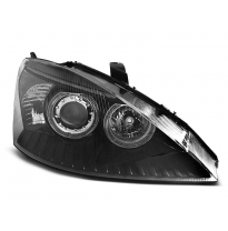 Faros Delanteros Angel Eyes Ford Focus 11.01-10.04 Fondo Negro