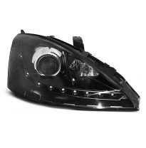 Ford Focus 11.01-10.04 Faros Delanteros Luz Diurna Fondo Negro