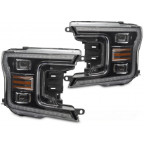 FAROS DELANTEROS LED NEGROS LUZ DIURNA aptos para FORD F150 MK13 17-20