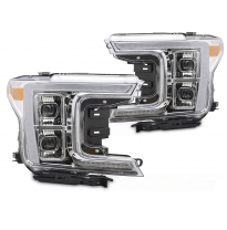 FAROS DELANTEROS LED COMPLETOS CROMADOS para FORD F150 MK13 17-20