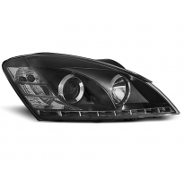 Kia Ceed 09.06-08.09 Faros Delanteros Luz Diurna Fondo Negro