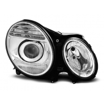 Faros Delanteros Mercedes W211 E-Klasa 03.02-04.06  Xenon D2s/H7 Cromado