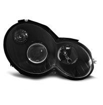 Faros Delanteros Mercedes Cl203 C-Klasa 00-04 Negro Sportcoupe